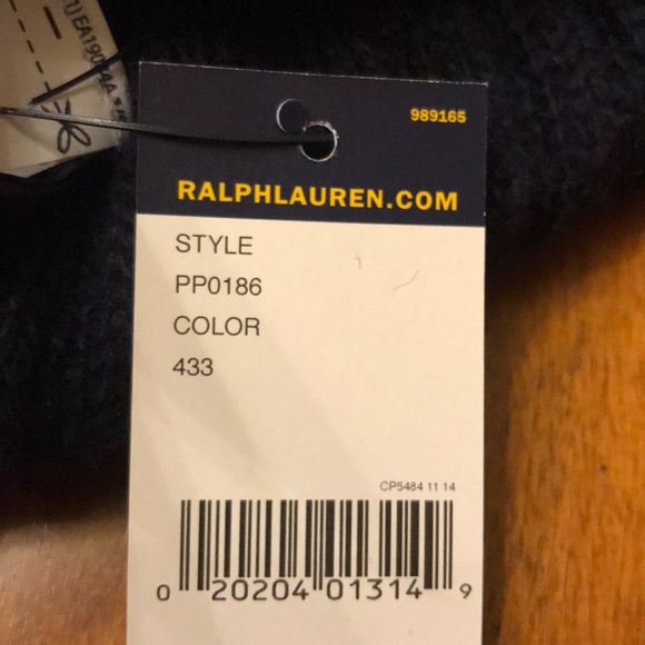 NWT Polo Ralph Lauren Pom Pom USA hat - Picture 4 of 4